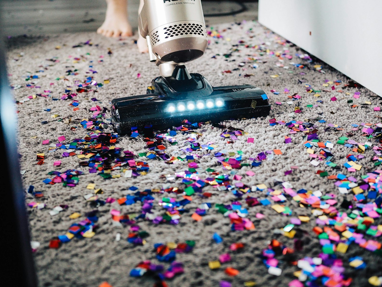 Clean home interior with fresh carpets